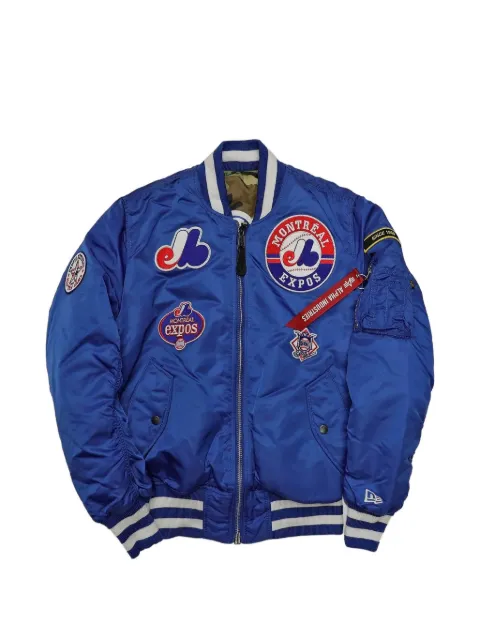 NEW ERA CAP x Alpha Industries Montreal Expos reversible bomber jacket Blue NE519