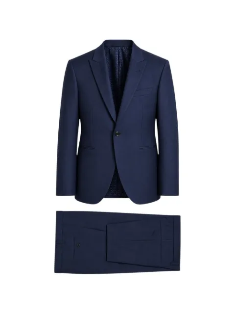 RAMON SANJURJO single-breasted notched-lapel suit Blue RS8169140833BLUE