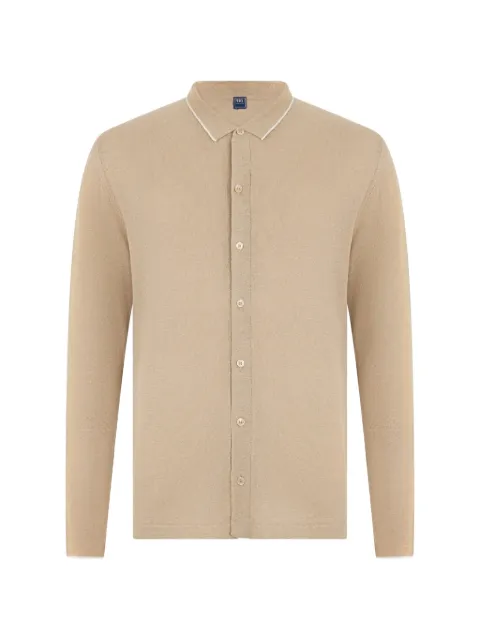 Fedeli polo-collar button-up cardigan Neutrals 7UE05721P