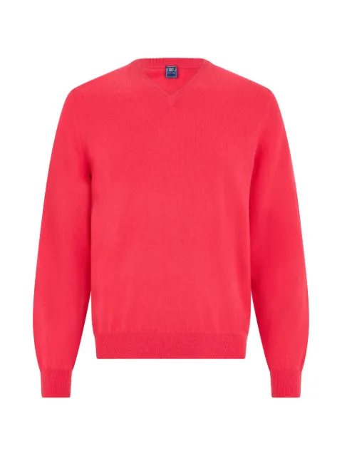 Fedeli V-neck cashmere sweater Pink 2UE05984