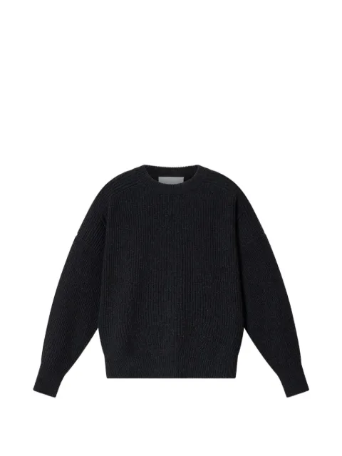 MARANT ribbed-knit crew-neck sweater Black PU0968HAD3L04H