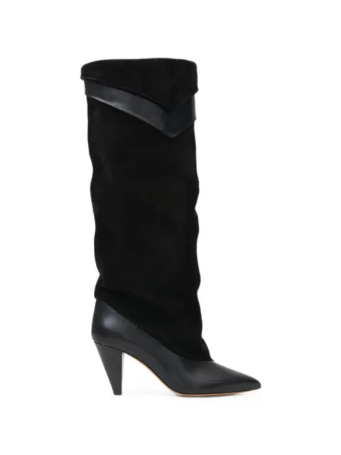 ISABEL MARANT Lezra high boots Black BT0054FAD3A01S