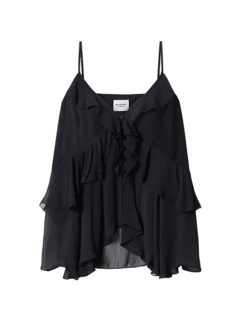 MARANT ÉTOILE Briara top Black HT0672FAD3J01E