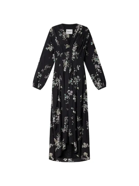 MARANT ÉTOILE Lynoa floral-print maxi dress Black RO1100FAD3J02E
