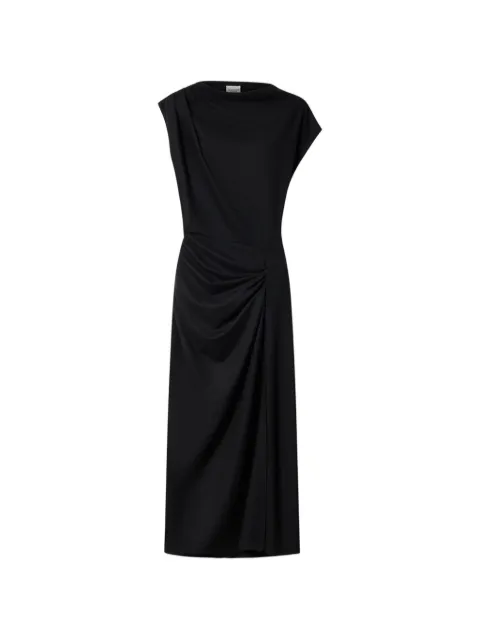 MARANT ÉTOILE Naerys draped maxi dress Black RO0260FDD3K05E