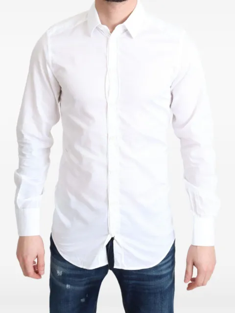 Dolce & Gabbana button-down collared shirt White G5DN4TFU5GK