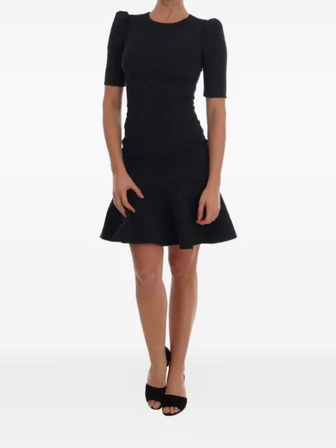 Dolce & Gabbana short-sleeve mini dress Black DR1359