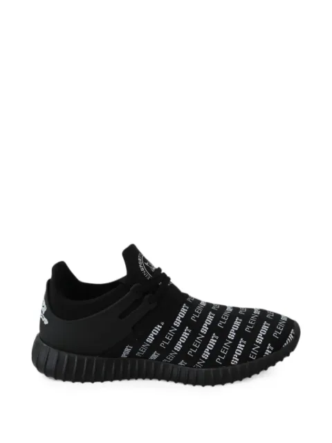 Plein Sport logo-print sneakers Black SADSUSC0530STE003N