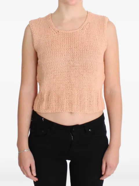 Pink Memories sleeveless knitted sweater Pink SIG30255