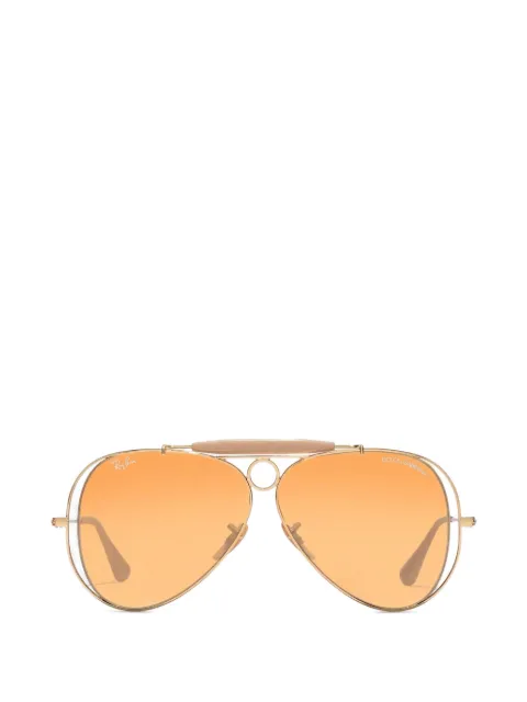Dolce & Gabbana Eyewear x ray-ban double-frame pilot sunglasses Gold VG3138VM017