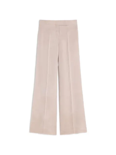 Max Mara pressed-crease wide-leg trousers Neutrals MXSRASOIOPAPERBAG