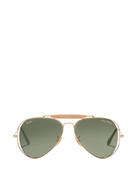 Dolce & Gabbana Eyewear x Ray-Ban pilot-frame sunglasses Gold VG302GVM171