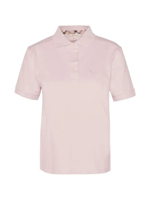 Barbour Bowford logo-embroidered polo shirt Pink LML0886LMLPI35