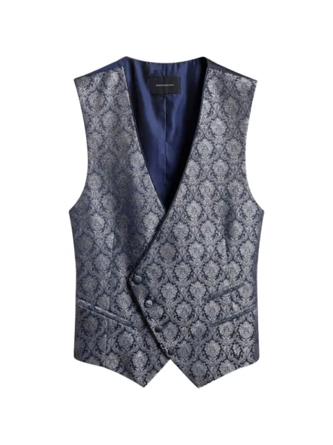 RAMON SANJURJO double-breasted waistcoat Blue 013633400830BLUE