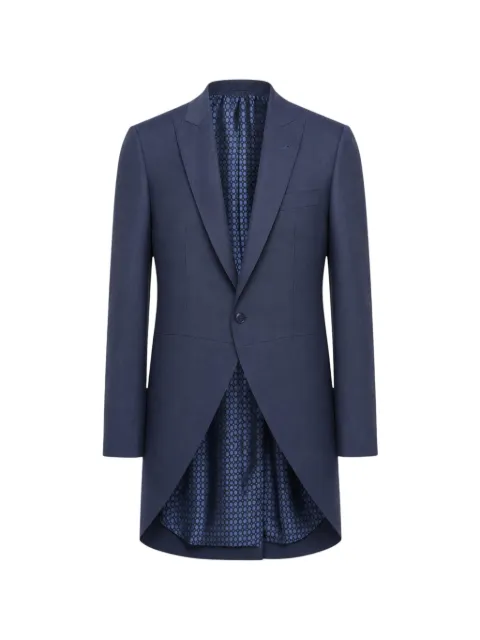 RAMON SANJURJO peak-lapels tailored single breasted suit Blue 8162806030BLUE