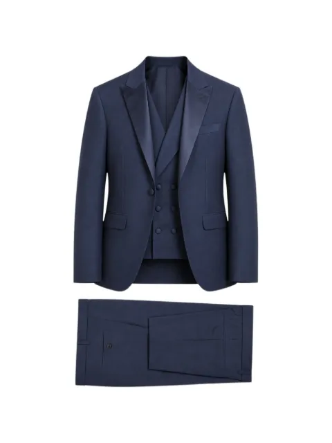 ETIEM TEXTIL S.L. peak-lapel three-piece suit Blue 27370217746563