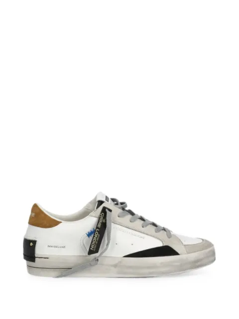 Crime London Sk8 Deluxe panelled sneakers White 11108AA810S