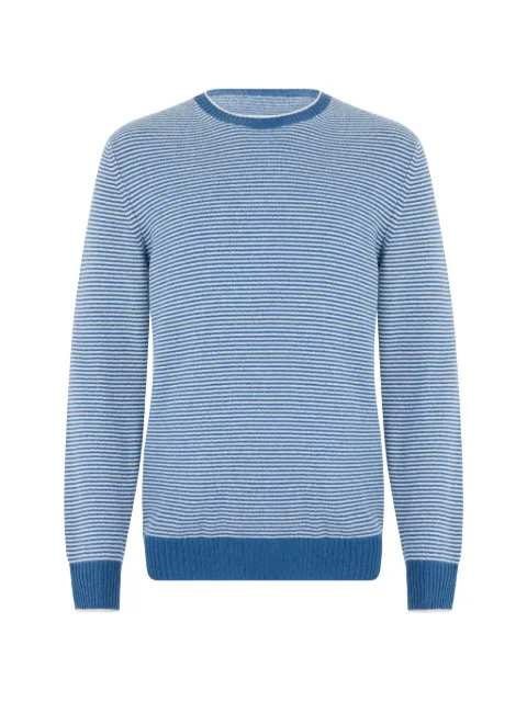 Fedeli striped cashmere sweater Blue 7UE05722
