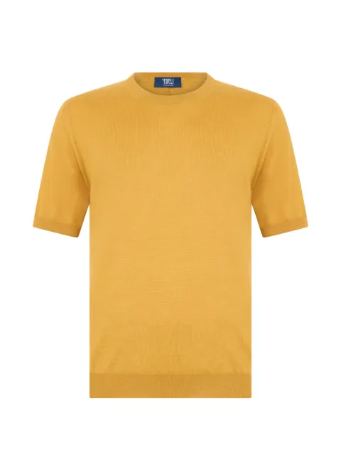 Fedeli crew-neck T-shirt Yellow 7UE05718P