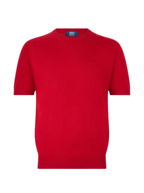 Fedeli crew-neck T-shirt Red 7UE05718P