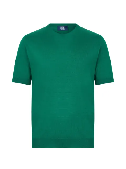 Fedeli crew-neck T-shirt Green 7UE05718P