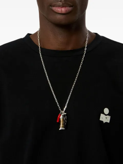 MARANT New River Man long necklace Silver SA0029HAD3B07T