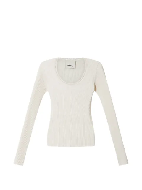 ISABEL MARANT Selenie pullover White PU0945FBD3L02I