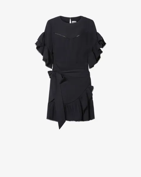 MARANT ÉTOILE Melicia dress Black RO1183FAD3J12E