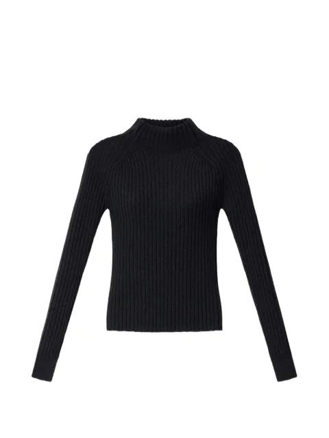ISABEL MARANT Virginia ribbed-knit mock-neck sweater Black PU0954FAD3L12I