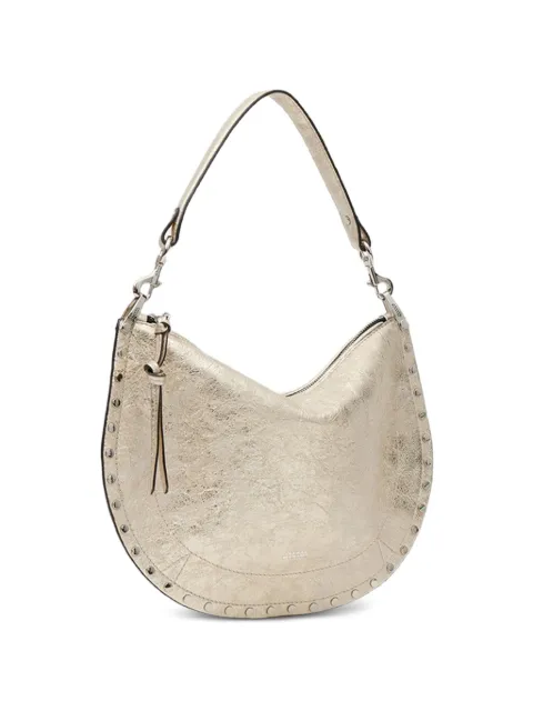 ISABEL MARANT Oskan Soft Zip shoulder strap bag Gold BF0066FAD3C26M