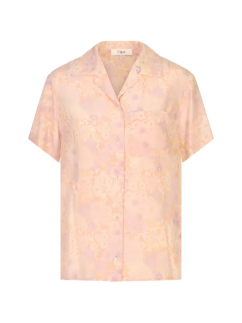 Chloé short-sleeve shirt Pink 26AHT86318