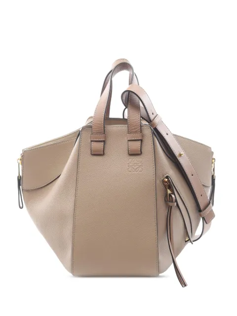 Loewe Pre-Owned 2010-2026 Small Grained Calfskin Hammock Bag satchel Neutrals L4TJ4S4P14D6TSDX