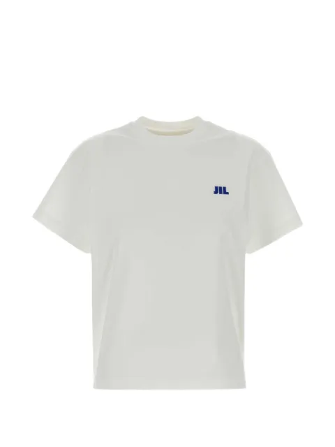 Jil Sander logo-embroidered T-shirt White J02GC0163J45048