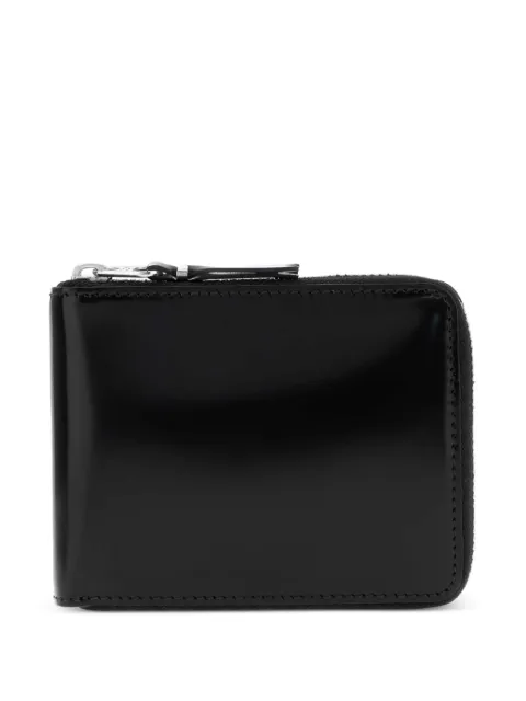 Comme Des Garçons polished leather wallet Black SA7100MI