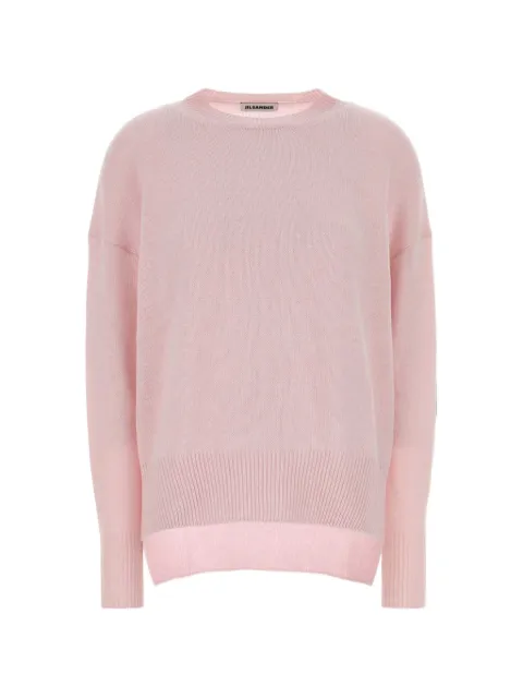 Jil Sander oversized crew-neck sweater Pink J02GP0013J13206