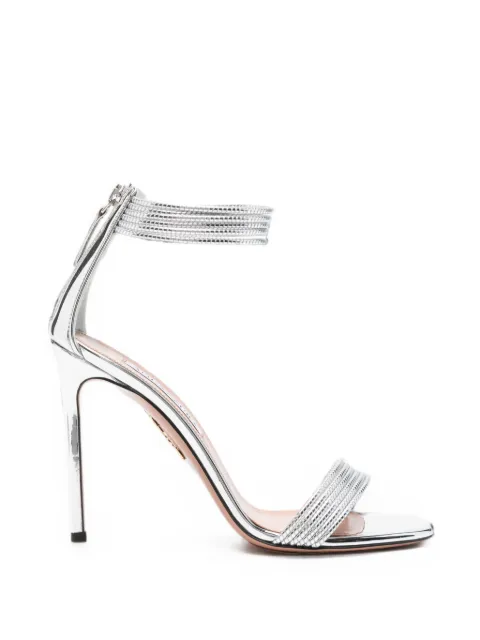 Aquazzura Sway multi-strap sandals Silver SWYHIGS0SSYCCC