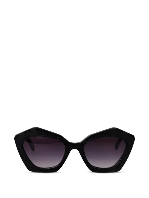 Karl Lagerfeld geometric-frame sunglasses Black KL6199S