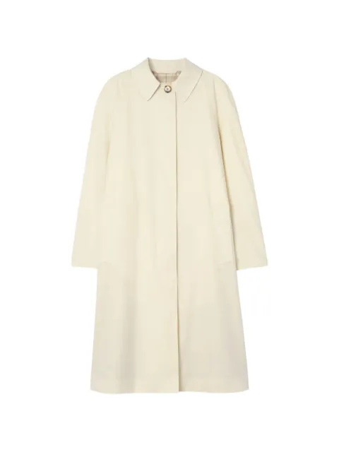 Burberry long tropical gabardine car coat Neutrals 8130390