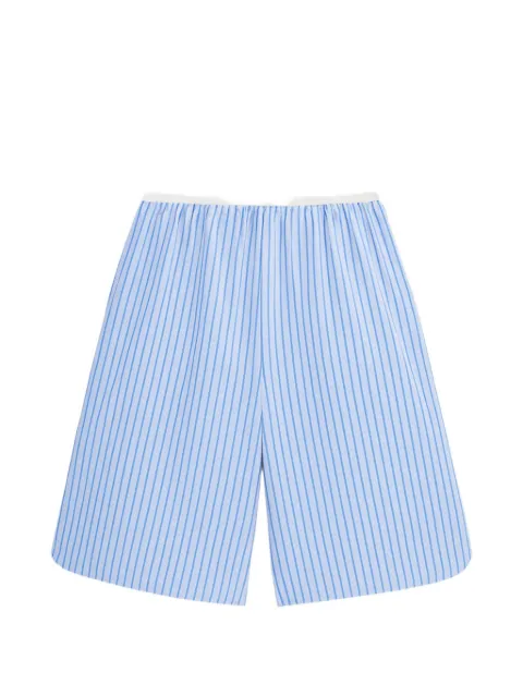 The Frankie Shop Elyn striped Bermuda shorts Blue SHFS21794845