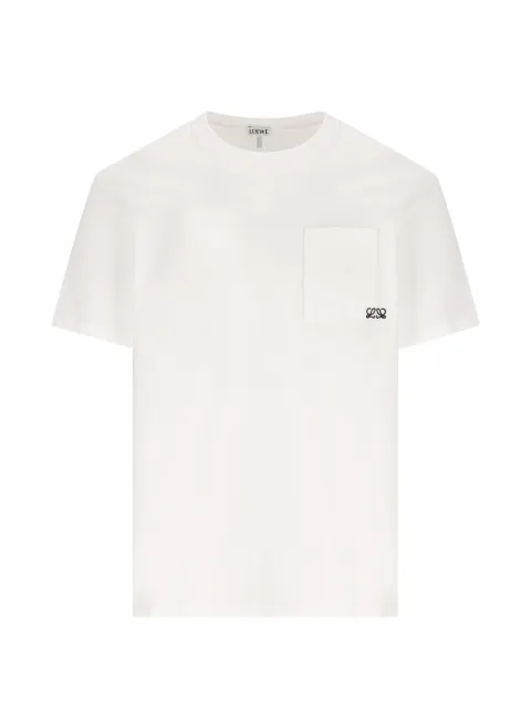 LOEWE Anagram-embroidered pocket T-shirt White H526Y22XDS