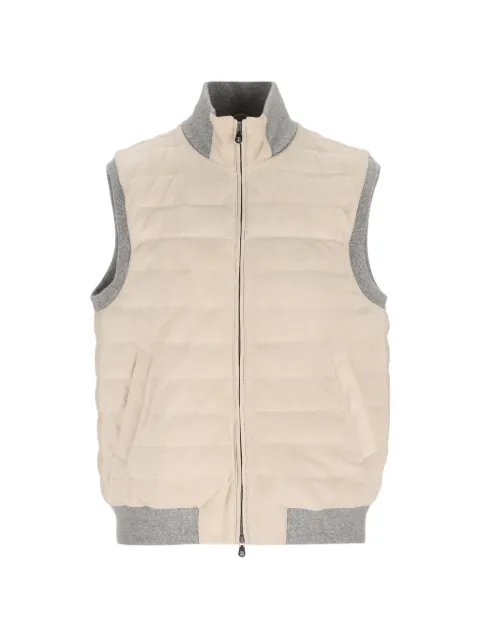 Brunello Cucinelli quilted gilet Neutrals MPCLF2098CYX41