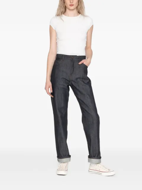Naked and Famous True Girl stretch-selvedge jeans Blue 301033337
