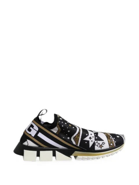 Dolce & Gabbana Sorrento star-print sneakers Black CS1713AJ606