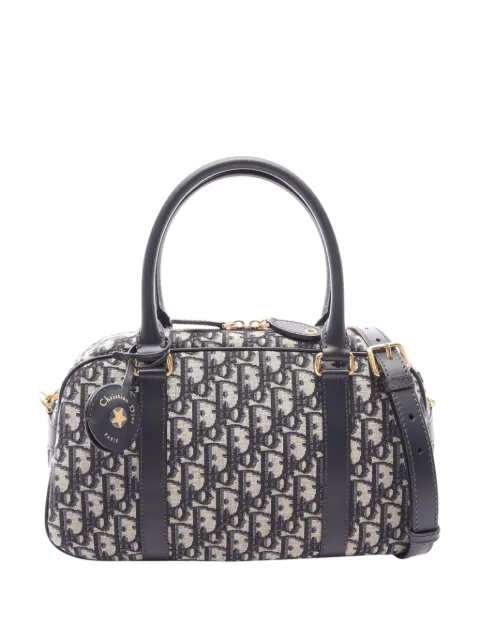Christian Dior Pre-Owned 2021-2026 Nano Oblique D-Vibe Bowling Bag satchel Neutrals D43TAO3487F9I7II