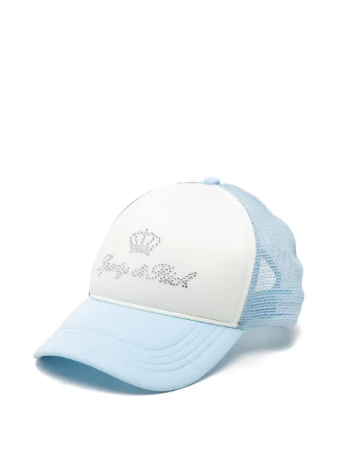 Sporty & Rich crystal-embellishment baseball cap Blue AC100716689WH