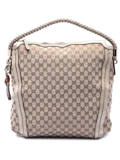 Gucci Pre-Owned 2016-2026 Large GG Canvas Bella tote bag Neutrals UHE7T4G5FTQYLPXG