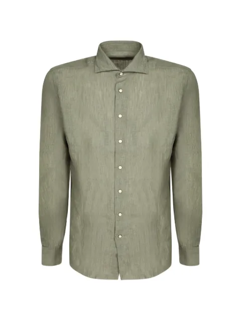 Dell'oglio long-sleeve button-up shirt Green DARRENAUTVI26395