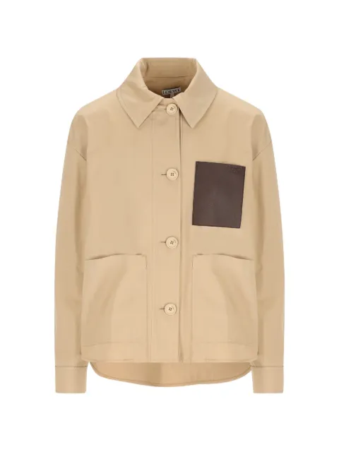 LOEWE logo-detail pocket jacket Neutrals S359Y02XHP