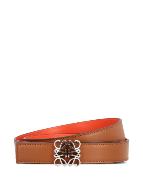 LOEWE Anagram reversible belt Brown E821Z26X11