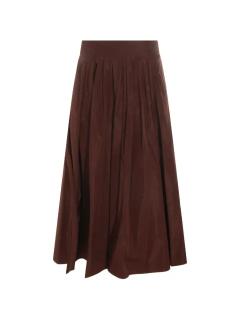 'S Max Mara pleated flared skirt Brown 26291060216001E20